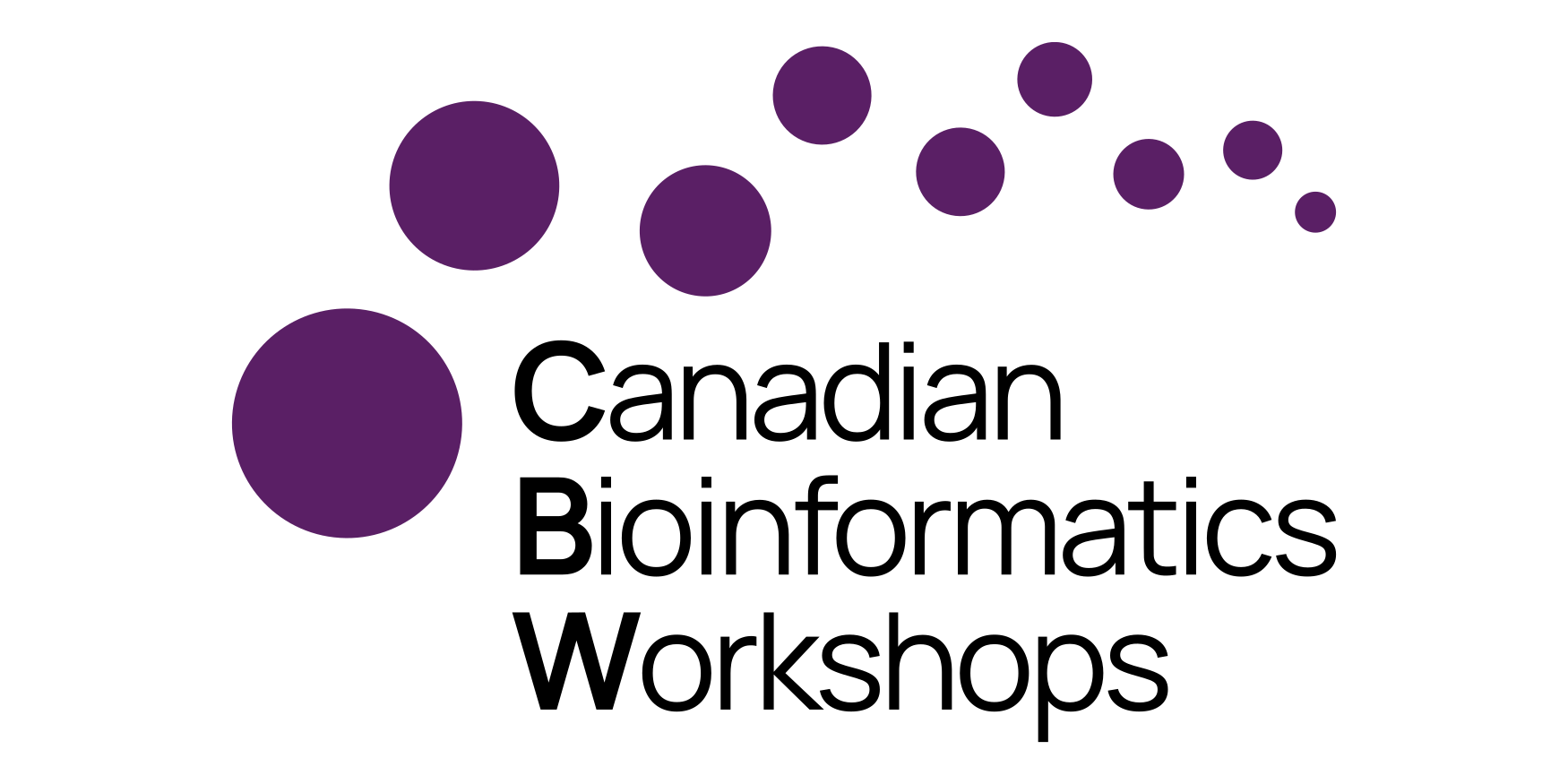 Canadian Bioinformatics Workshops Logo - Link to Bioinformatics.ca homepage